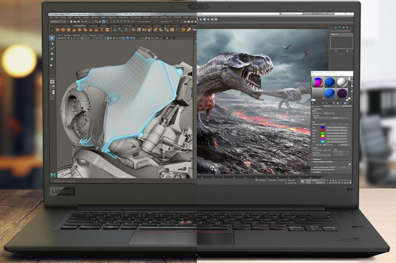 laptoplarda 3d render