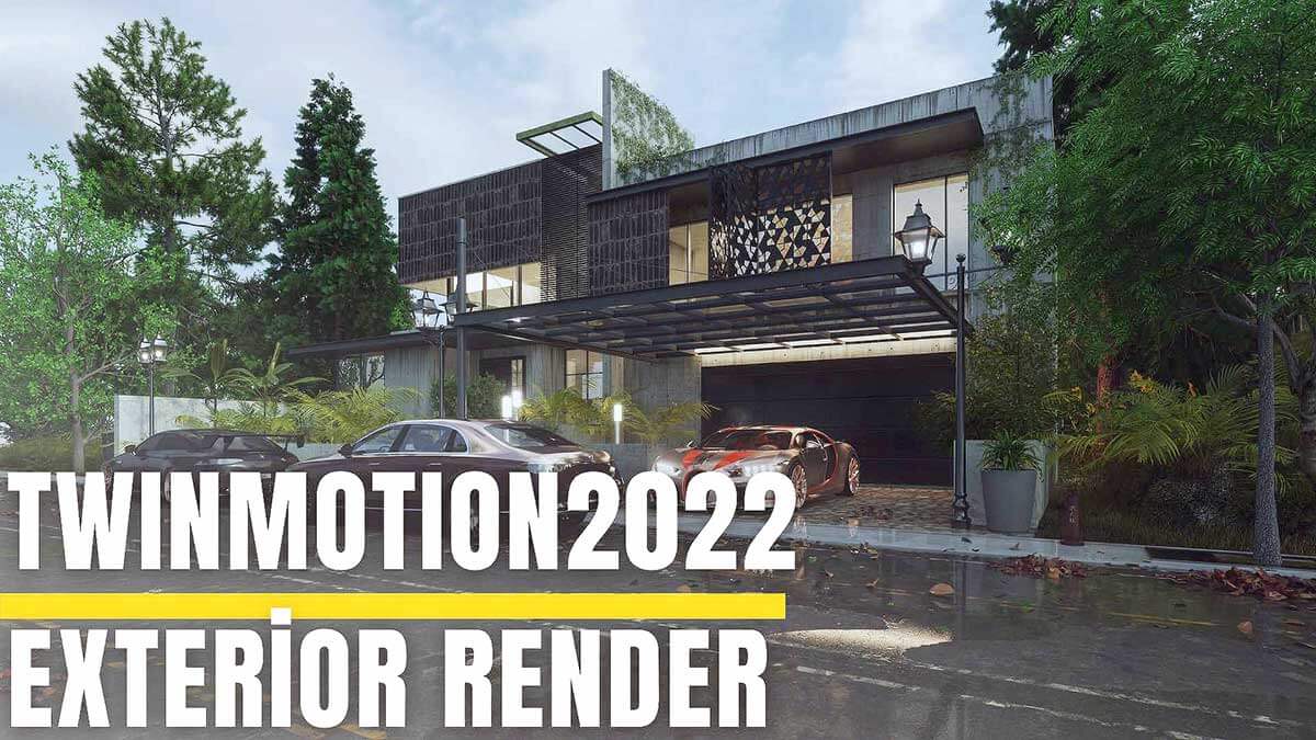 Twinmotion Exterior Render