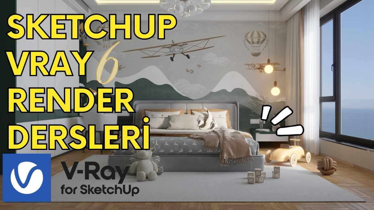 sketchup vray 6 dersleri