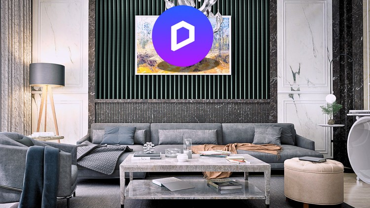 D5 Render ile Gerçekçi İç Mekân Render eğitim seti kapağı
