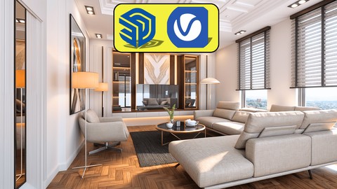 Effektives und schnelles Rendern mit SketchUp und V-Ray 7 eğitim seti kapağı