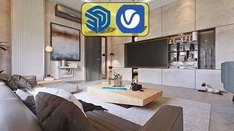 Master Architectural Rendering: SketchUp & V-Ray Course eğitim seti kapağı