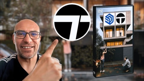 Photorealistic Exterior Rendering in Twinmotion 2025 eğitim seti kapağı
