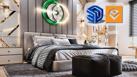 Realistic Bedroom Rendering with Enscape 4.2 eğitim seti kapağı
