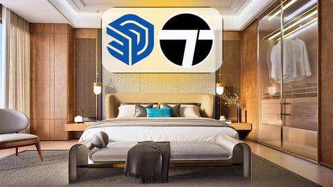 Twinmotion 2025 ile İç Mekân Yatak Odası Gerçekçi Render Al eğitim seti kapağı