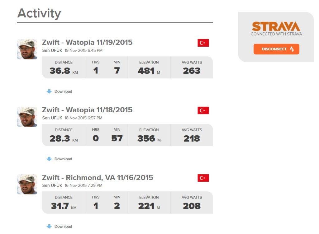 zwift ayarları