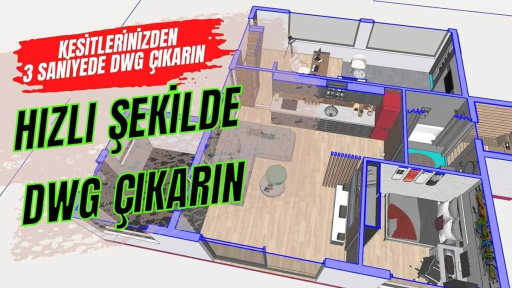 Sketchup Kesit ve Plan