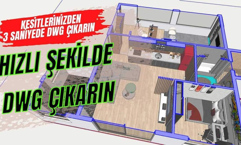 Sketchup Kesit ve Plan