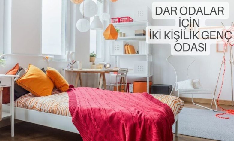 Dar odalar için iki kişilik genç odası