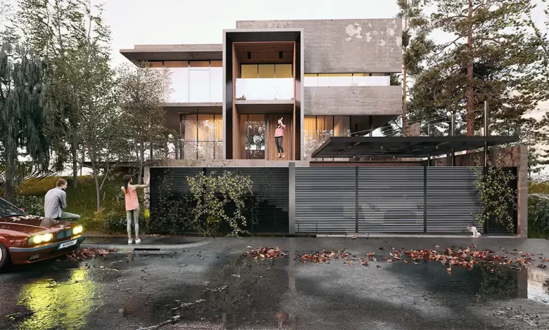3d mimari projeler